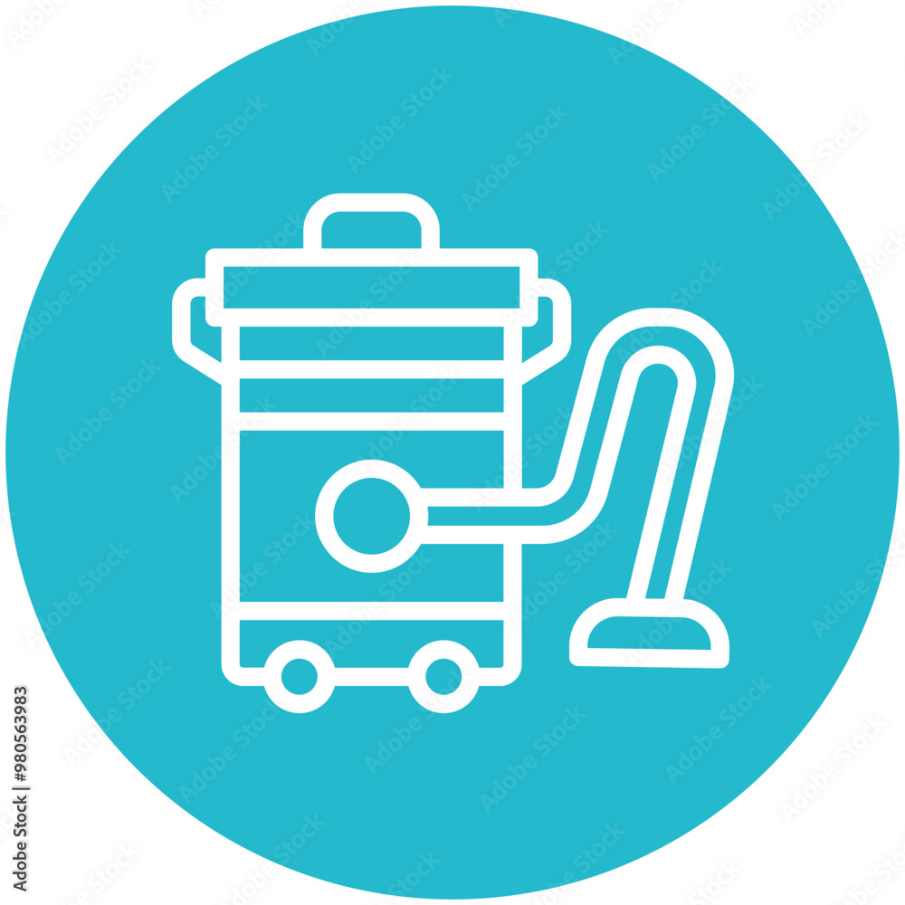 Vacuum Cleaner vector icon illustration of Home Improvements iconset. Vacuum Cleaner vector icon illustration of Home Improvements iconset.