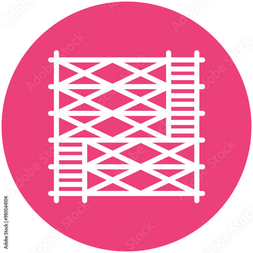 Scaffolding vector icon illustration of Home Improvements iconset.