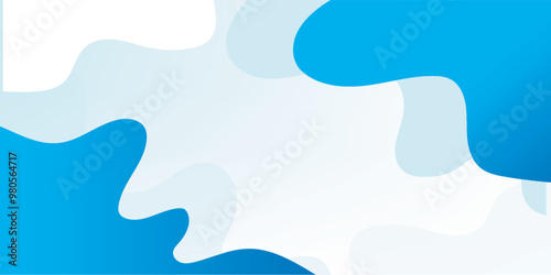 abstract fluid background with blue color photo