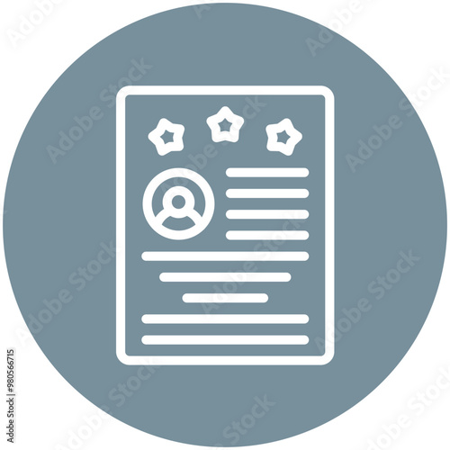 Performance Appraisal vector icon illustration of Human Resource iconset.