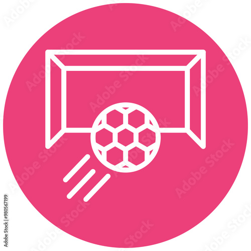 Goalie vector icon illustration of Soccer iconset.