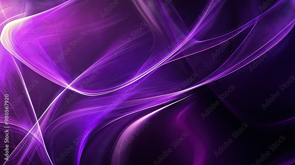 Fototapeta premium A bold purple abstract background with energetic lines and subtle highlights, perfect for creating a vibrant, creative composition.