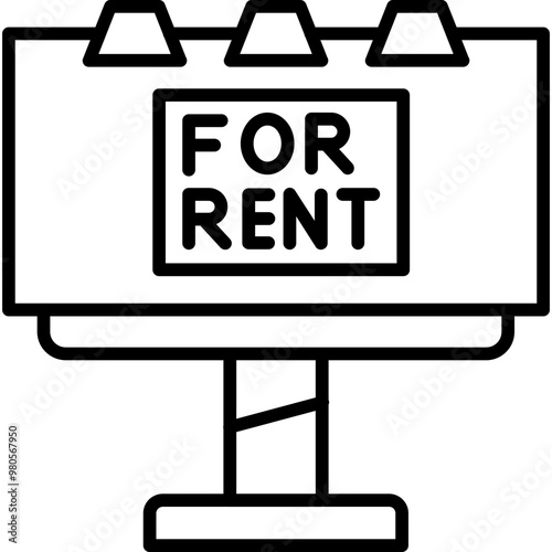 For Rent Ad Icon