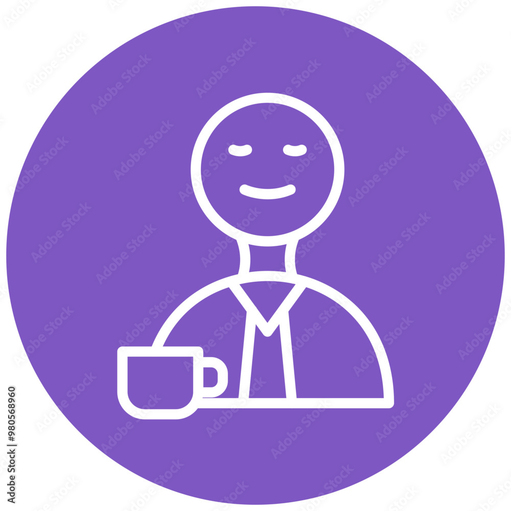 Barista vector icon illustration of Party and Celebration iconset. Barista vector icon illustration of Party and Celebration iconset.