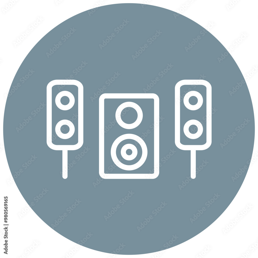 Sound System vector icon illustration of Party and Celebration iconset. Sound System vector icon illustration of Party and Celebration iconset.