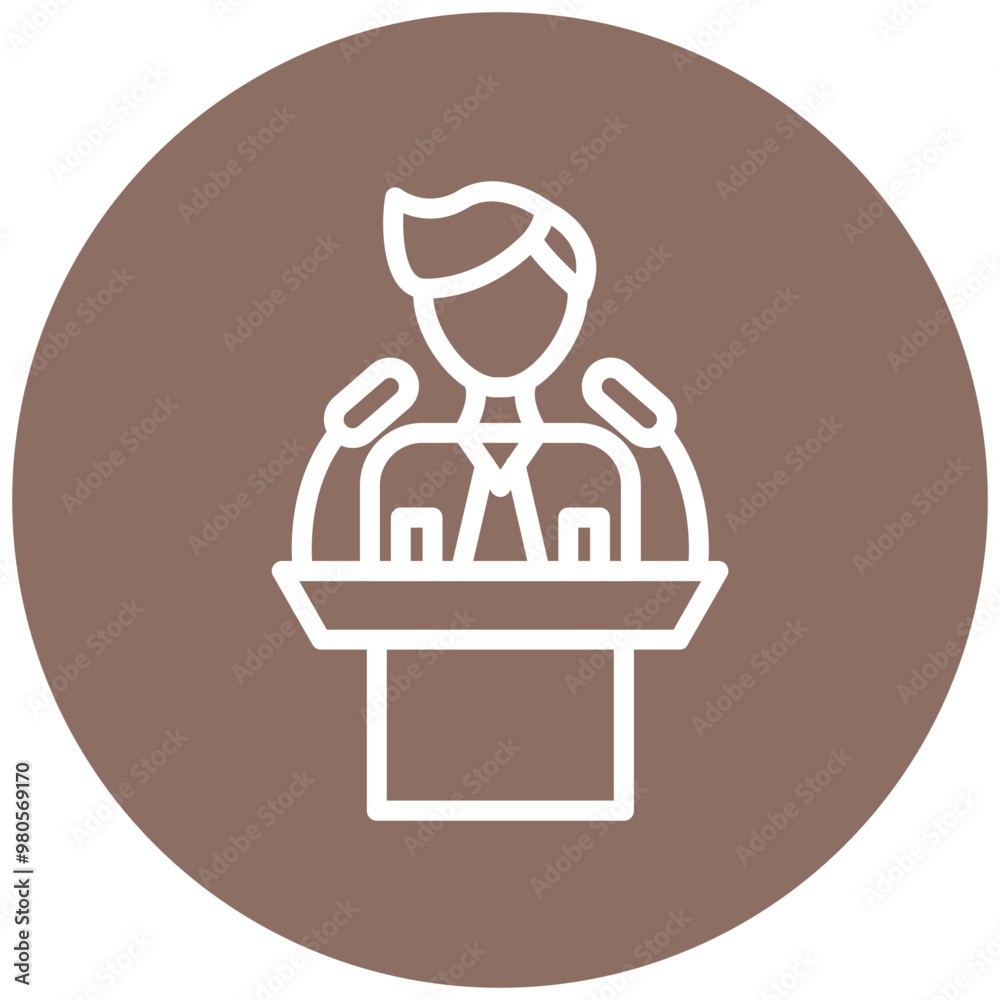 Party Host vector icon illustration of Party and Celebration iconset. Party Host vector icon illustration of Party and Celebration iconset.