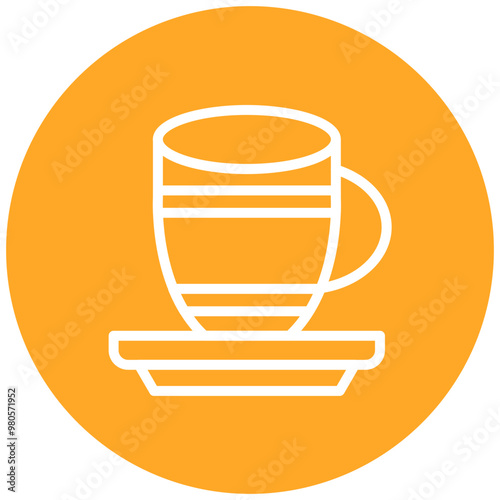 Espresso Cup vector icon illustration of Italy iconset.