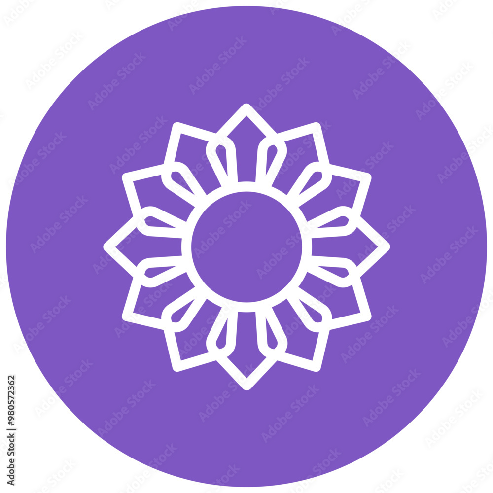 Italian Sunflower vector icon illustration of Italy iconset. Italian Sunflower vector icon illustration of Italy iconset.
