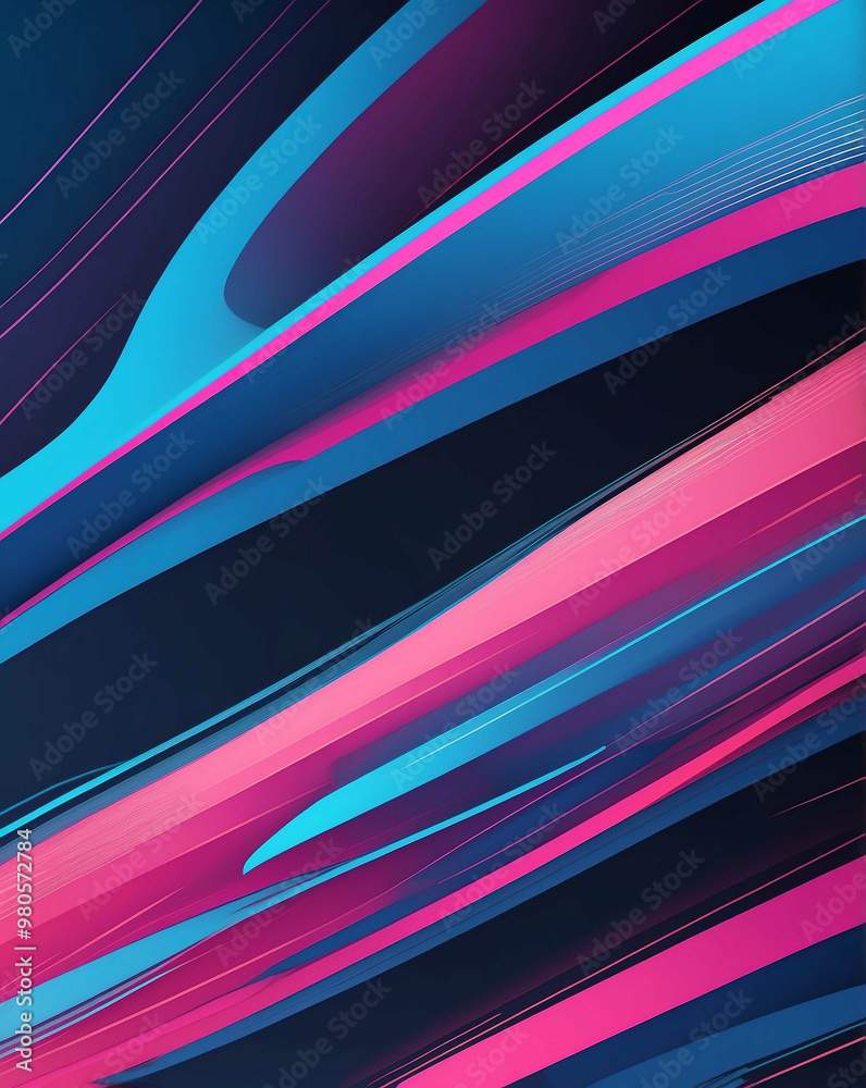 Fast motion lines with blue and pink gradients Fast motion lines with blue and pink gradients