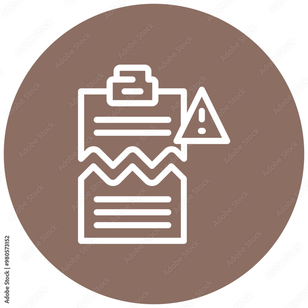 Corrupt Clipboard vector icon illustration of Corruption iconset. Corrupt Clipboard vector icon illustration of Corruption iconset.