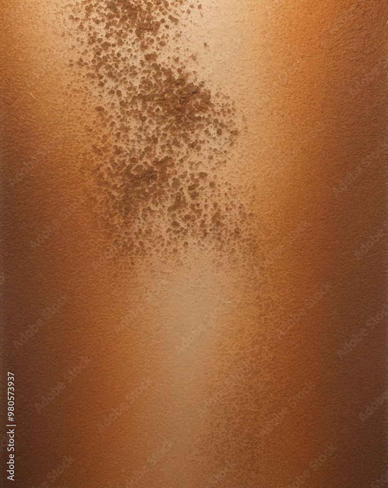 Fototapeta premium Fine sandpaper texture with light brown to orange gradient