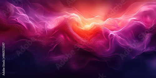 Abstract colorful waves of light and texture in vibrant hues.