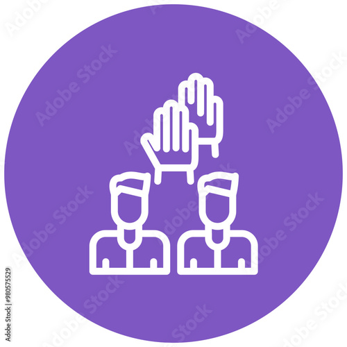 High Five vector icon illustration of Friendship iconset.