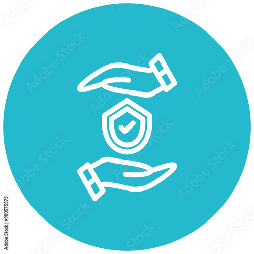 Trust vector icon illustration of Friendship iconset.