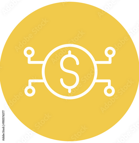 Market Penetration vector icon illustration of Business Analytics iconset.