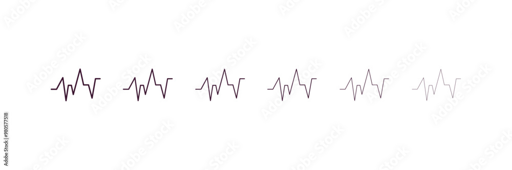 resistance outline icon. Linear vector from gym concept. 6 different line style resistance icon included thin, light, regular, medium, bold, black resistance outline icon. Linear vector from gym concept. 6 different line style resistance icon included thin, light, regular, medium, bold, black