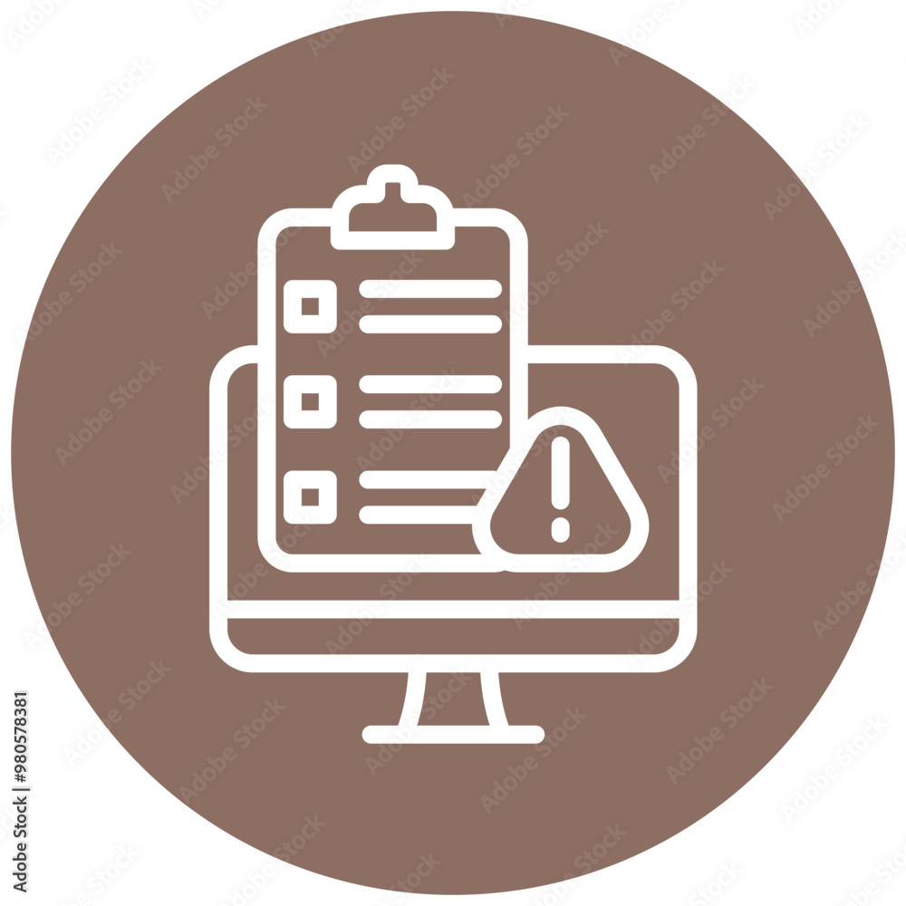 Risk Assessment vector icon illustration of Quality Assurance iconset. Risk Assessment vector icon illustration of Quality Assurance iconset.