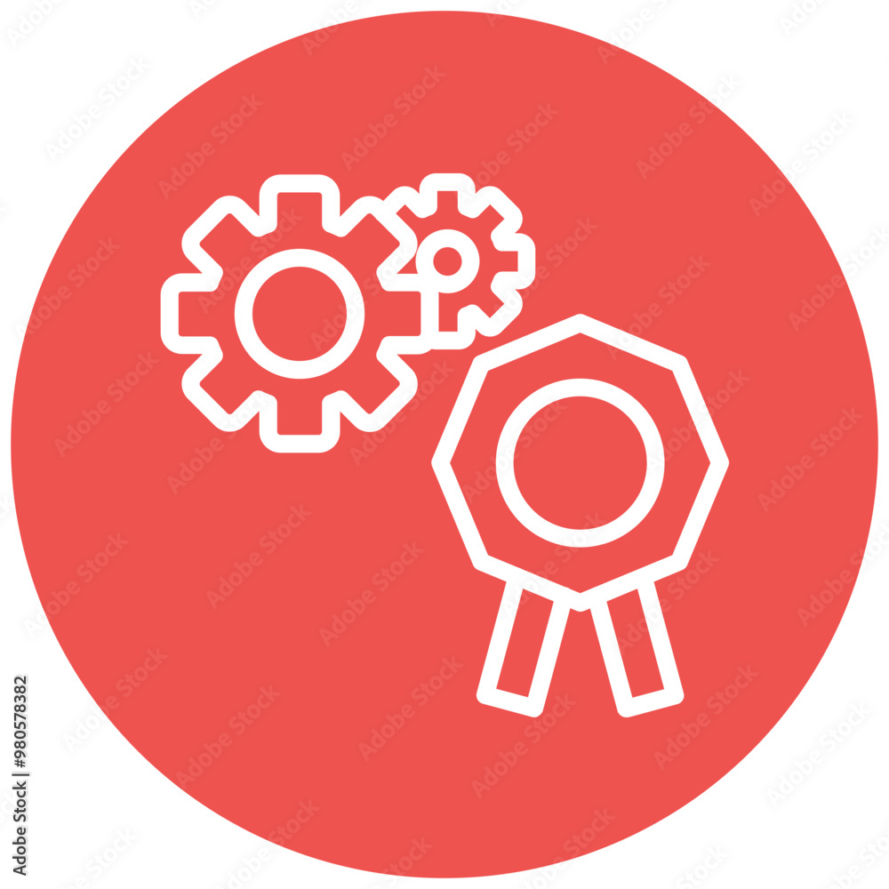Quality Management vector icon illustration of Quality Assurance iconset.