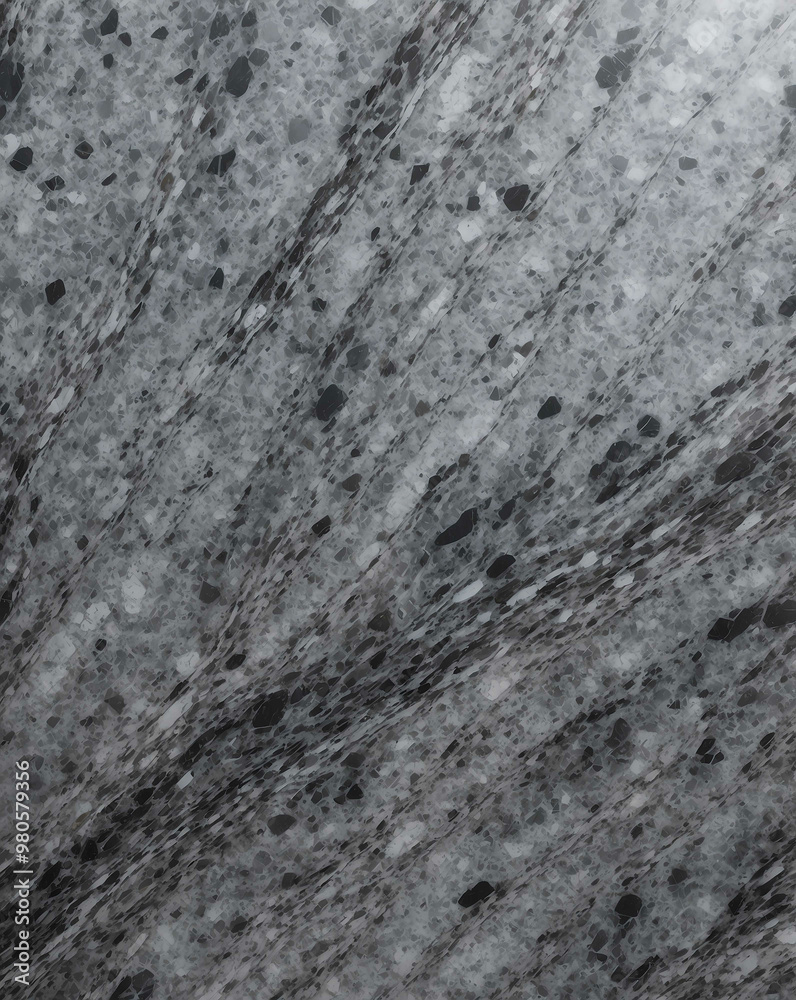 Polished granite texture with black to white speckled gradient Polished granite texture with black to white speckled gradient