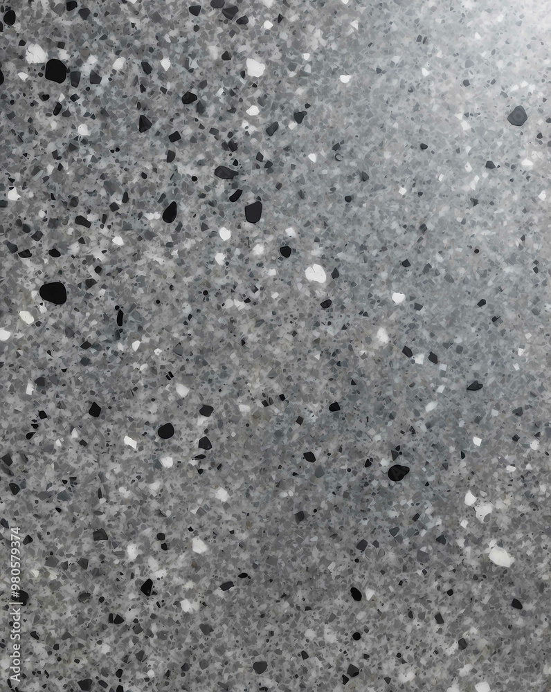 Polished granite texture with black to white speckled gradient Polished granite texture with black to white speckled gradient