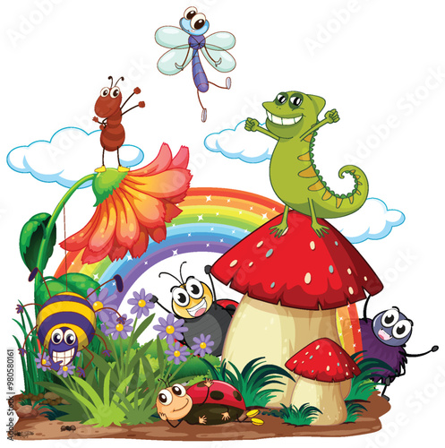 Happy Forest Creatures Gathering