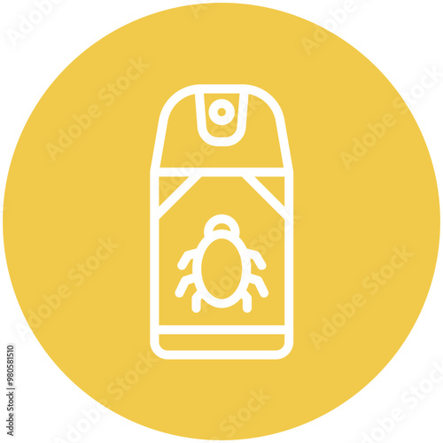 Insect Repellent vector icon illustration of Fishing iconset.