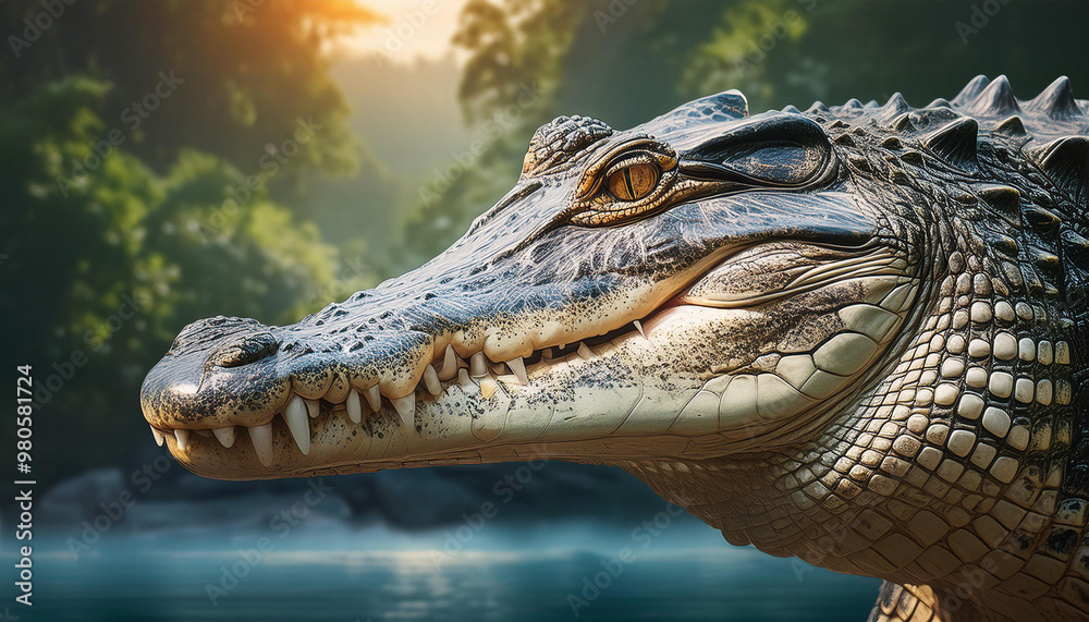 Fototapeta premium a Crocodile