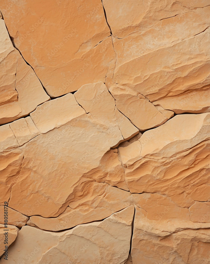 Rough sandstone texture with beige to orange gradient Rough sandstone texture with beige to orange gradient