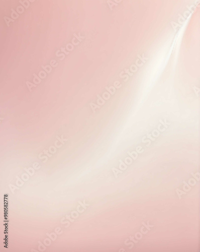 Smooth porcelain texture with cream to light pink gradient