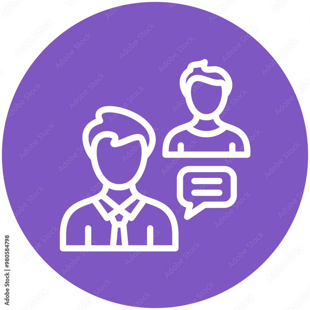 Consultant vector icon illustration of Gig Economy iconset. Consultant vector icon illustration of Gig Economy iconset.