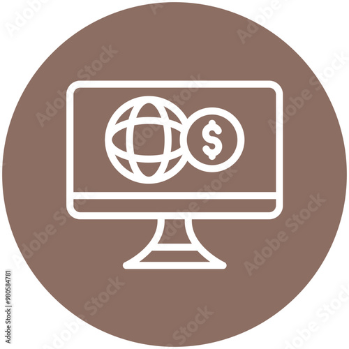 Freelancing vector icon illustration of Gig Economy iconset.