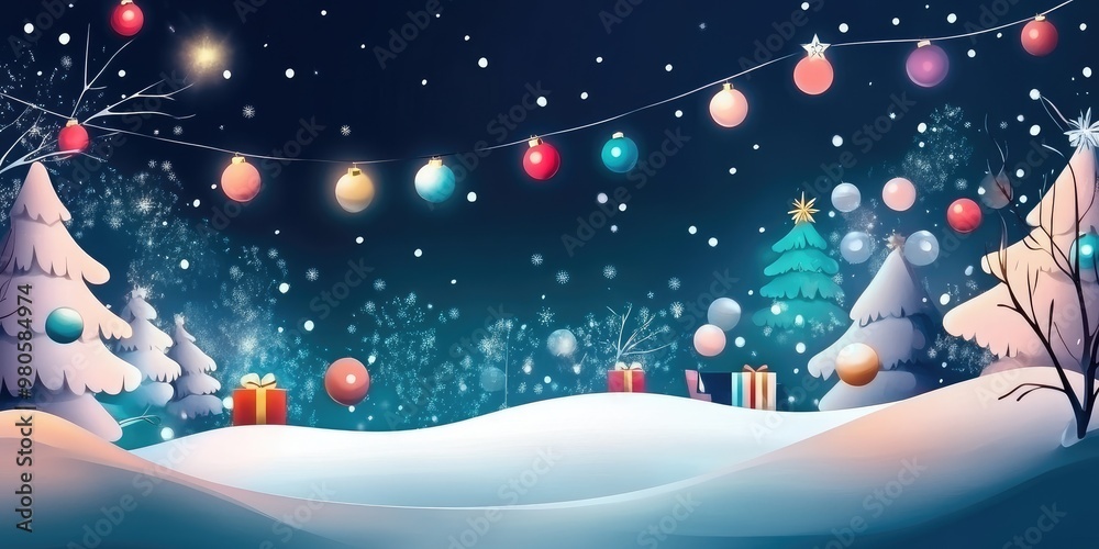 Fototapeta premium Happy new year festive night