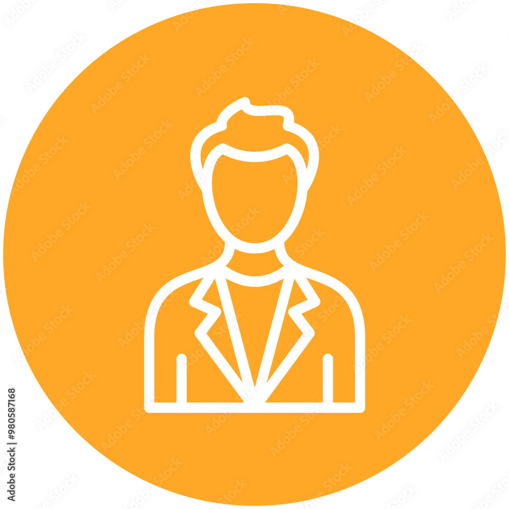 Model Male vector icon illustration of Fashion Ecommerce iconset. Model Male vector icon illustration of Fashion Ecommerce iconset.