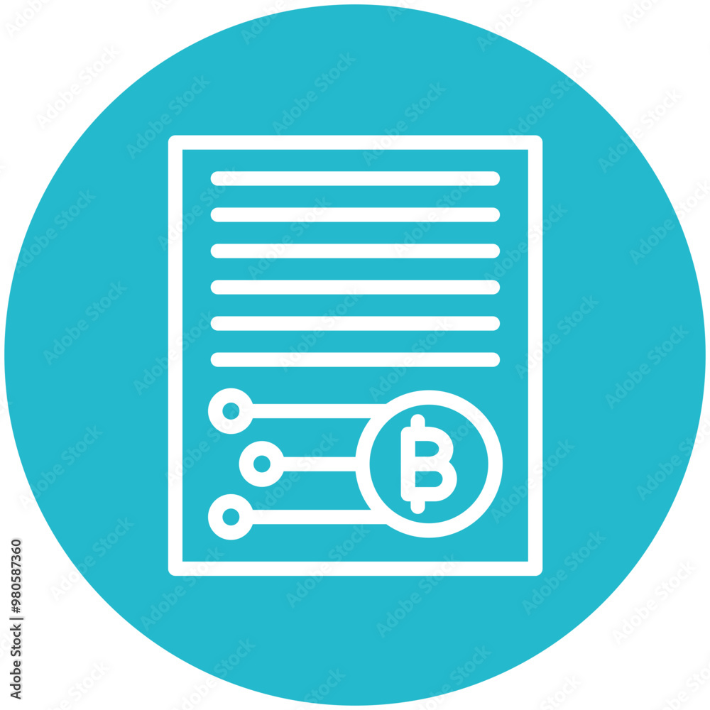 Smart Contract vector icon illustration of Cryptocurrency iconset. Smart Contract vector icon illustration of Cryptocurrency iconset.