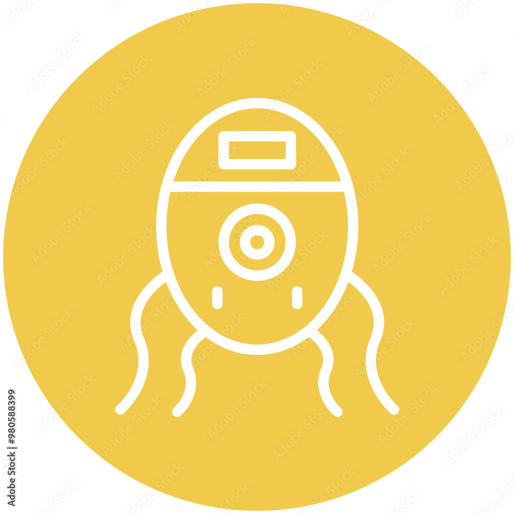 Nanorobot vector icon illustration of Robotics iconset. Nanorobot vector icon illustration of Robotics iconset.