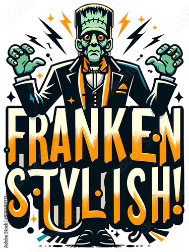 Franken Stylish, typography photo