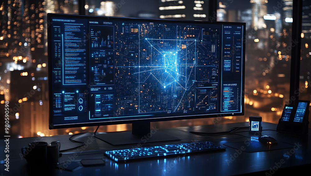 Futuristic digital interfacewith real-time crimeprediction data, map.
highlighting high-risk areasand crime trends, clean darkbackground emphasizingadvanced technology.

gut, health, nutrition, fruits