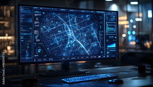 Futuristic digital interfacewith real-time crimeprediction data, map.
highlighting high-risk areasand crime trends, clean darkbackground emphasizingadvanced technology.

gut, health, nutrition, fruits photo