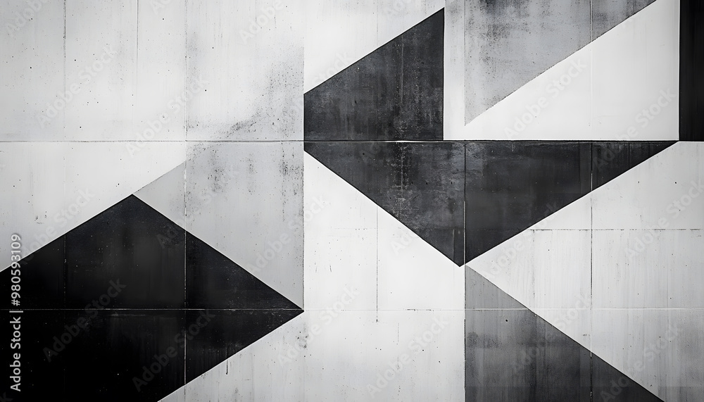 Clean, sharp geometric patterns in neutral tones, giving off a sleek, modern vibe Clean, sharp geometric patterns in neutral tones, giving off a sleek, modern vibe