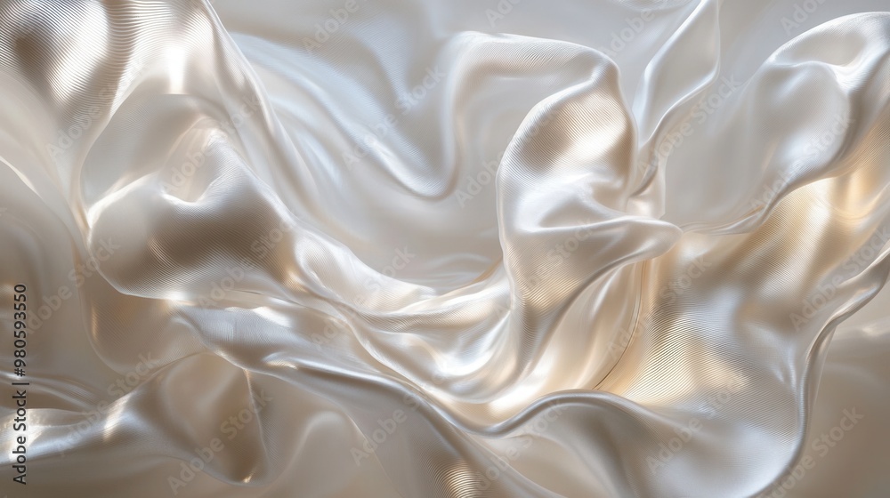 Elegant Satin Fabric Background with Soft Textures Elegant Satin Fabric Background with Soft Textures