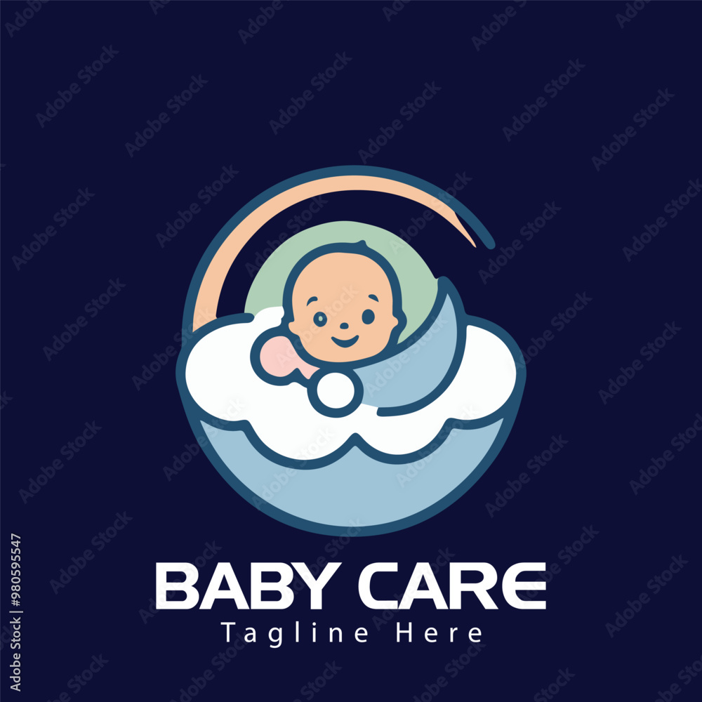 Logo Baby Care logo design Cute Baby Logo Design baby shop icon logo generative ai
Logo Baby Care logo design Cute Baby Logo Design baby shop icon logo generative ai
