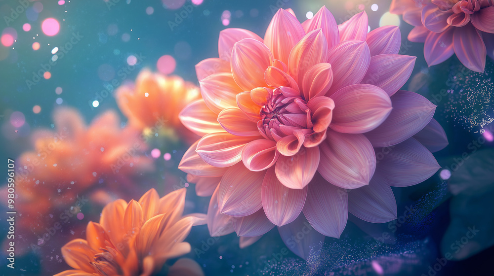 A close-up of a bouquet of pink flowers with a blue sky in the background. The flowers are in full bloom and the sky is clear and bright A close-up of a bouquet of pink flowers with a blue sky in the background. The flowers are in full bloom and the sky is clear and bright