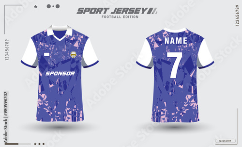 Abstract design mock up jersey for sport and t shirt