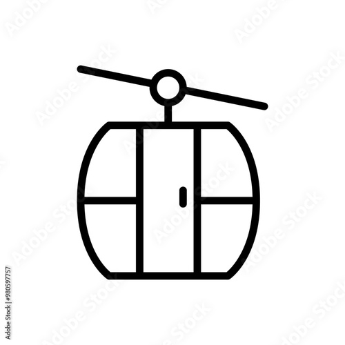 Cable car icon