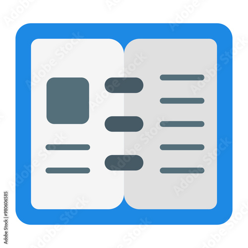 Planner flat icon