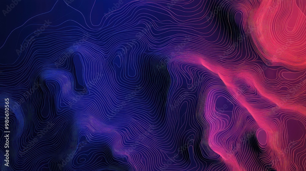 Dynamic Abstract Wave Pattern with Blue to Pink Gradient - Digital Background for Creative Design Projects Dynamic Abstract Wave Pattern with Blue to Pink Gradient - Digital Background for Creative Design Projects
