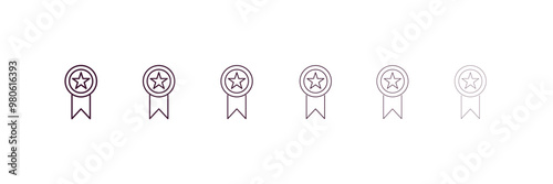 bast outline icon. Linear vector from people concept. 6 different line style bast icon included thin, light, regular, medium, bold, black