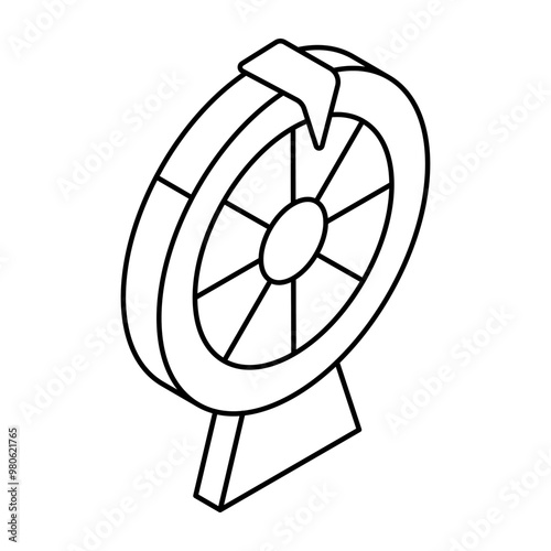 Premium download icon of fortune wheel 