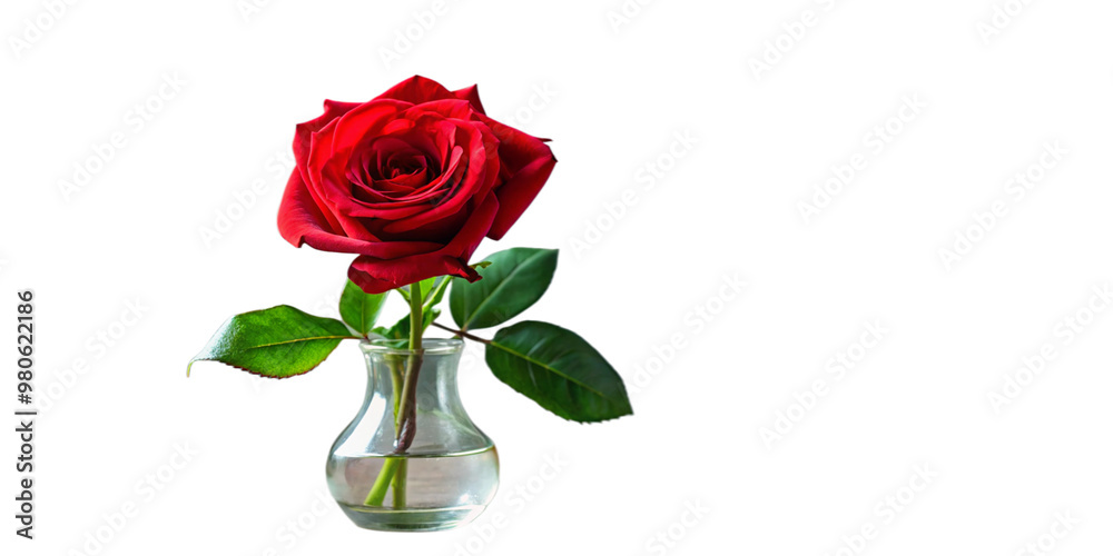 Fototapeta premium Premium Red Roses Single
