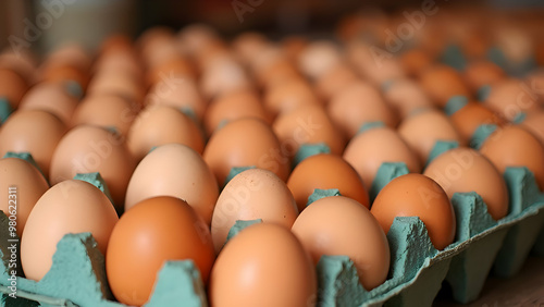 "Fresh Eggs in a Basket."